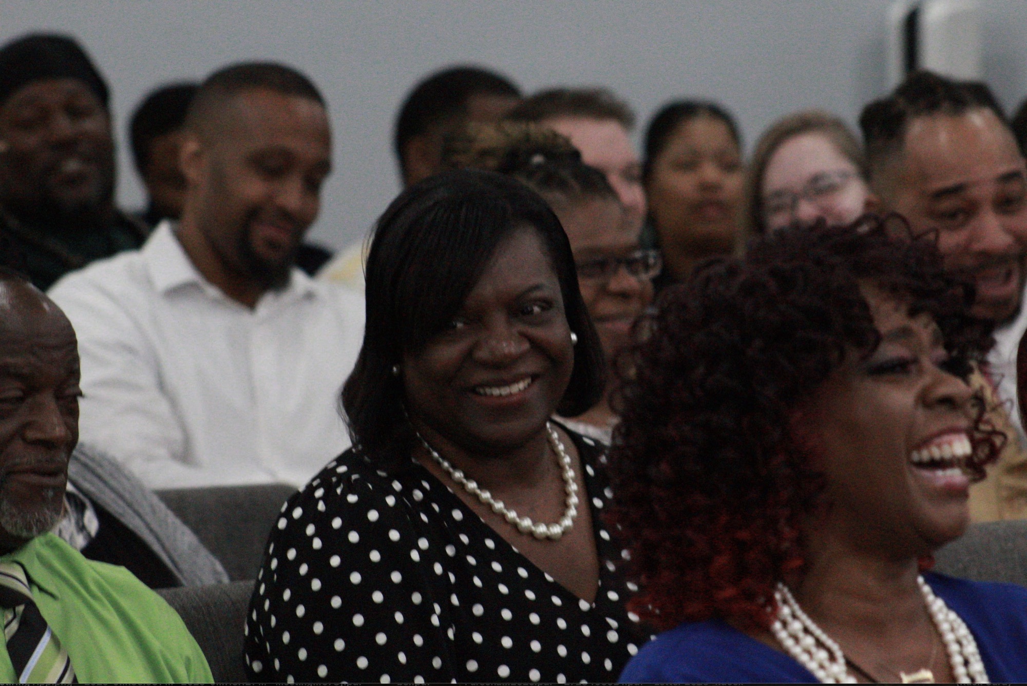 The congregation worshipping together at Fullness Church in Chesapeake, VA